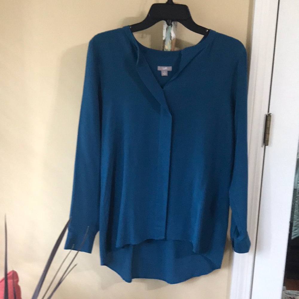 J Jill size XS - S popover blouse button down oversized shirt tunic